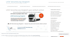 Desktop Screenshot of lkw-versicherung-vergleich.com
