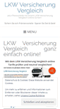 Mobile Screenshot of lkw-versicherung-vergleich.com